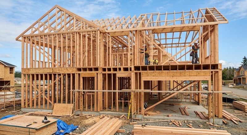 House Addition Framing in Conroe, TX