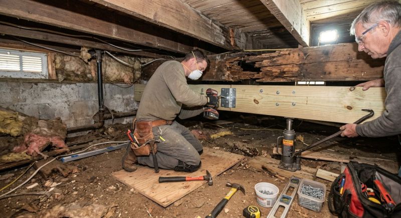 Roof Beam Repair in Kansas City, KS